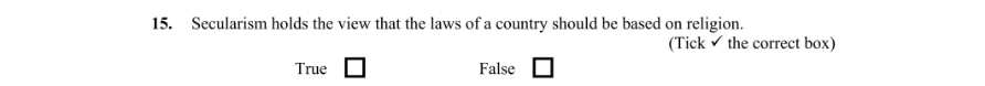 Question 2010 - 15 Part 1