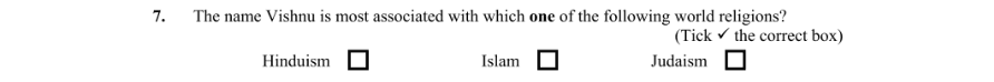 Question 2010 - 7 Part 1