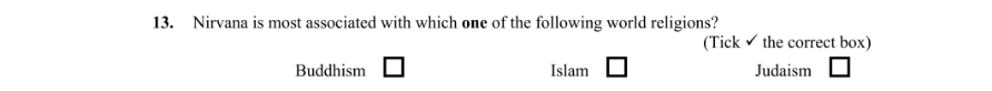 Question 2011 - 13 Part 1