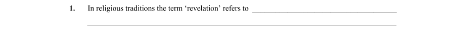 Question 2011 - 1 Part 1