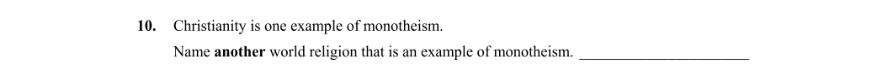 Question 2012 - 10 Part 1