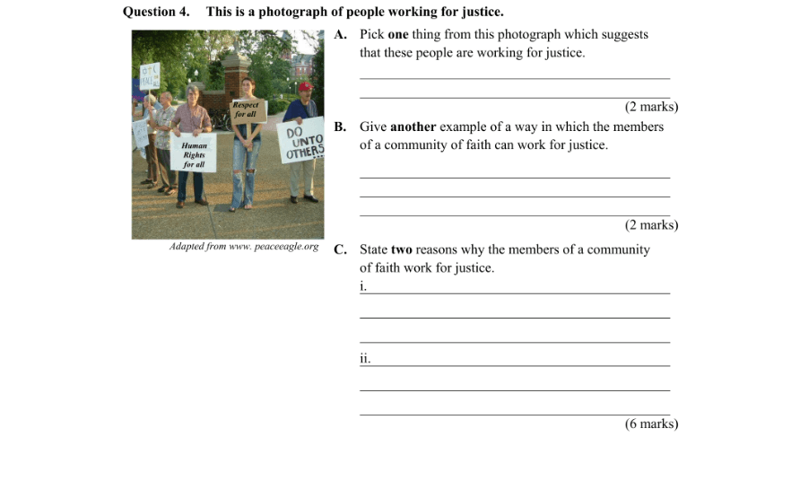 Question 2012 - 4 Part 1