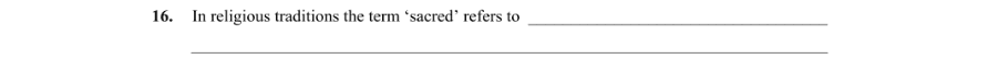 Question 2013 - 16 Part 1