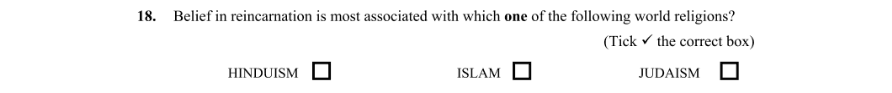 Question 2014 - 18 Part 1
