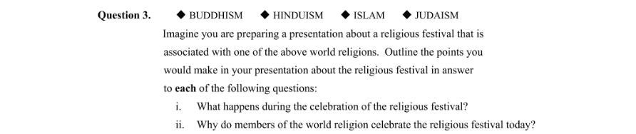 Question 2014 - 3 Part 1
