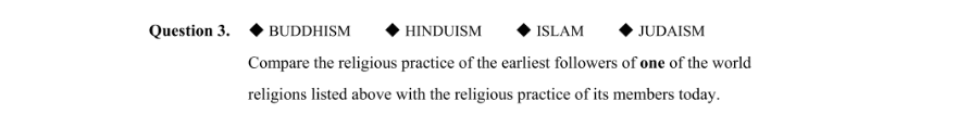 Question 2015 - 3 Part 1