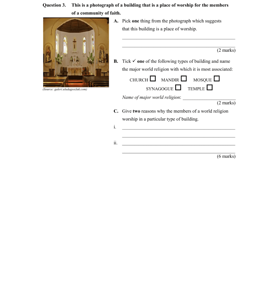 Question 2015 - 3 Part 1