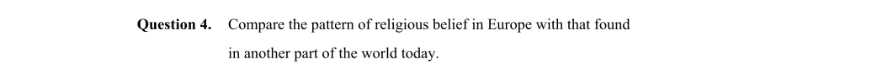 Question 2015 - 4 Part 1