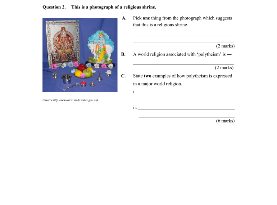Question 2016 - 2 Part 1