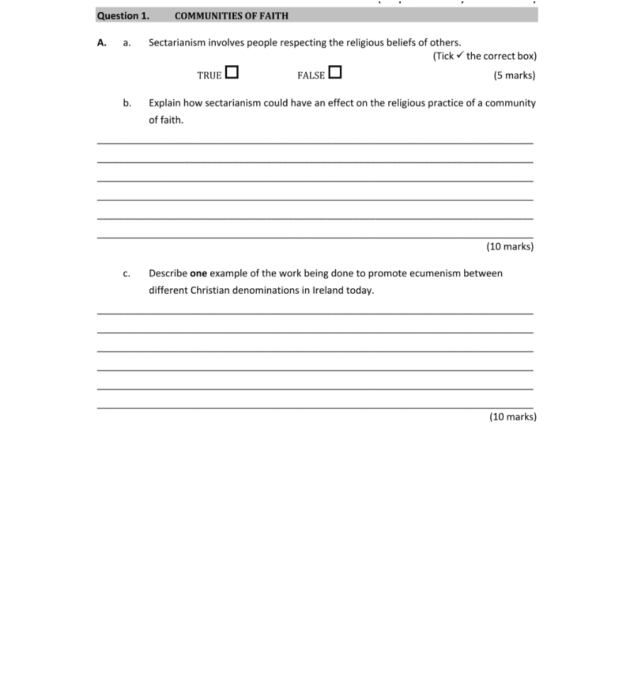 Question 2017 - 1 Part 1