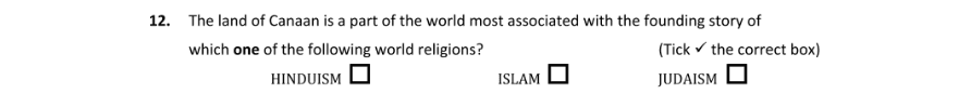 Question 2018 - 12 Part 1