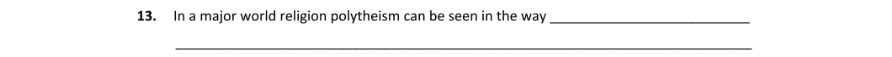 Question 2018 - 13 Part 1