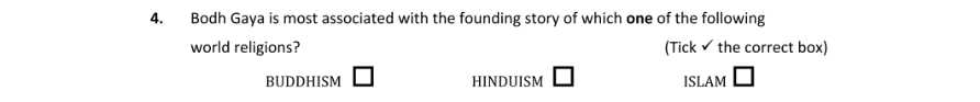 Question 2018 - 4 Part 1