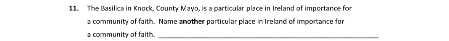 Question 2019 - 11 Part 1