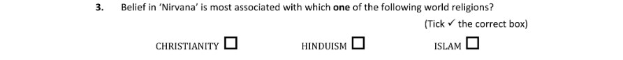 Question 2019 - 3 Part 1