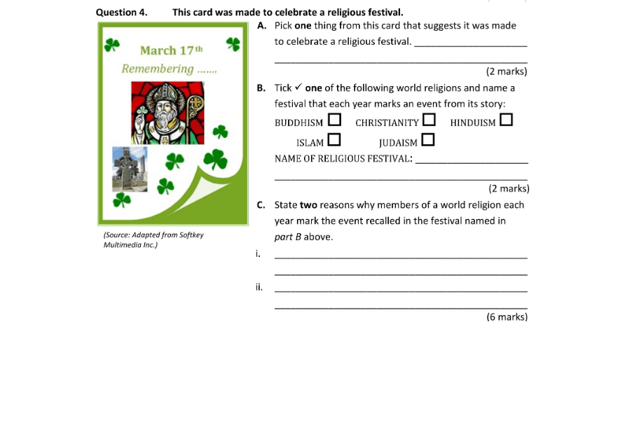 Question 2019 - 4 Part 1