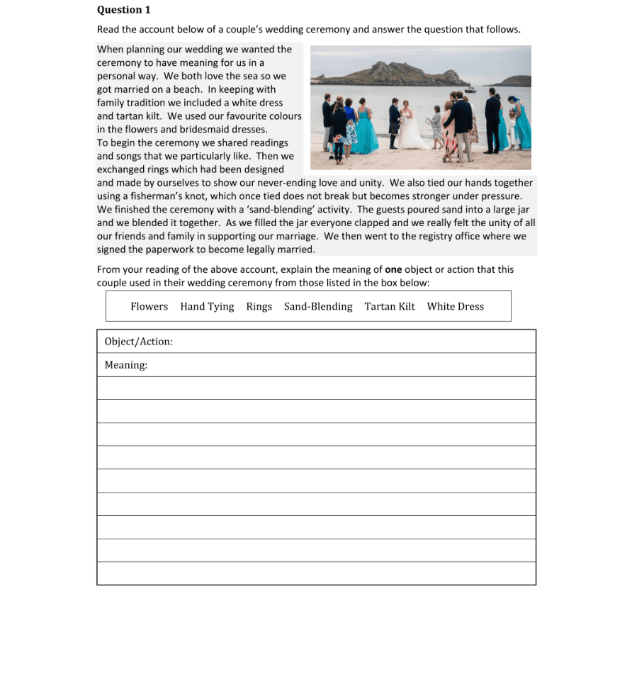 Question 2022 - 1 Part 1