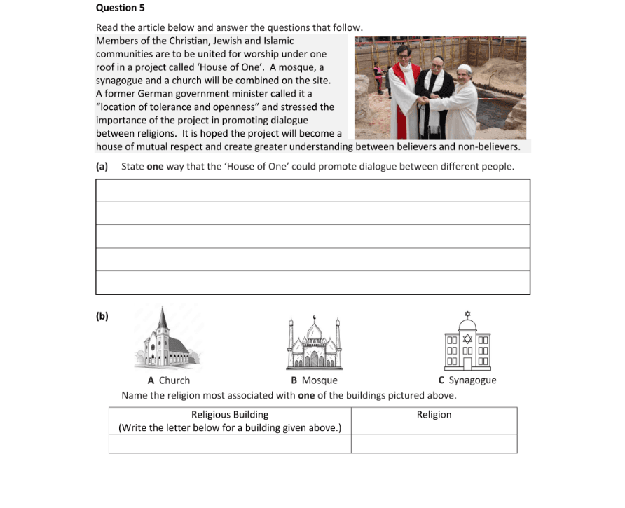 Question 2022 - 5 Part 1