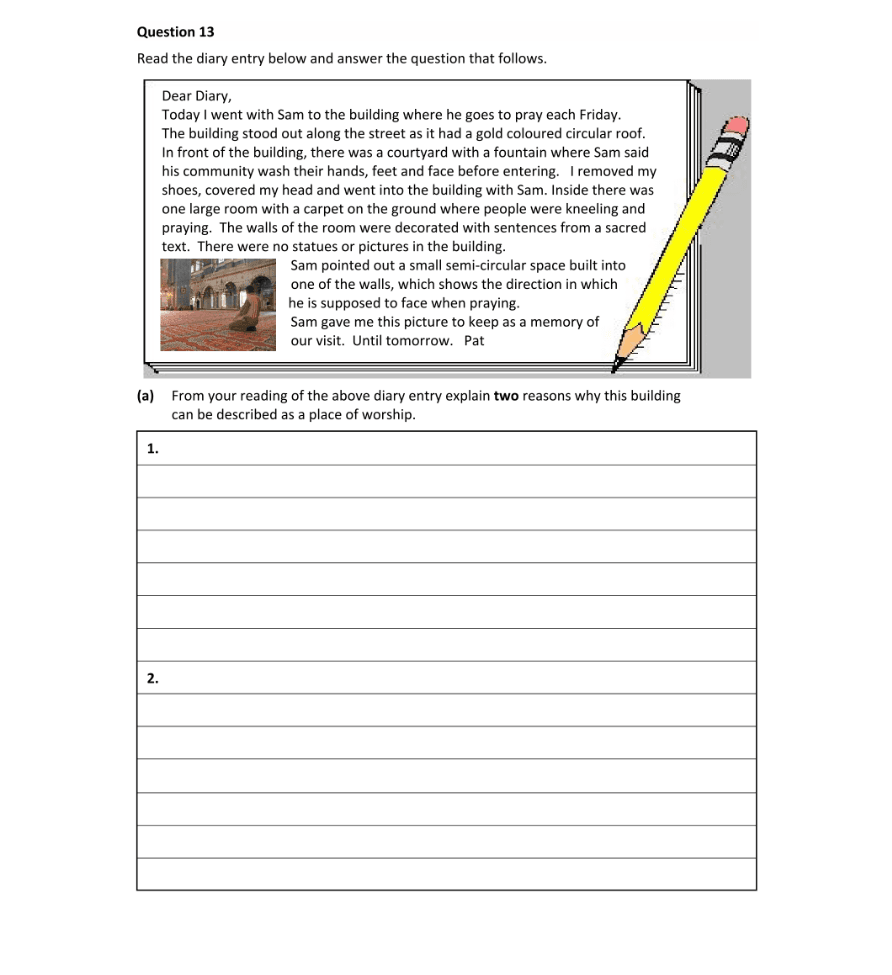 Question 2024 - 13 Part 1