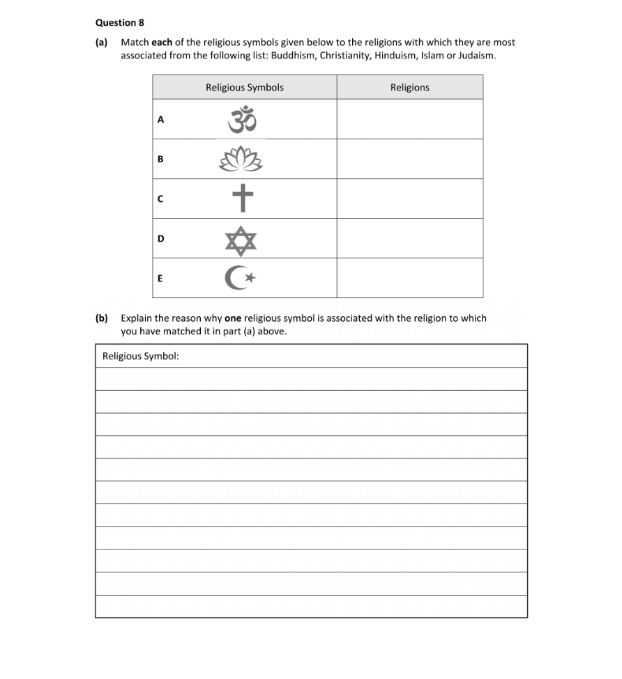 Question 2024 - 8 Part 1