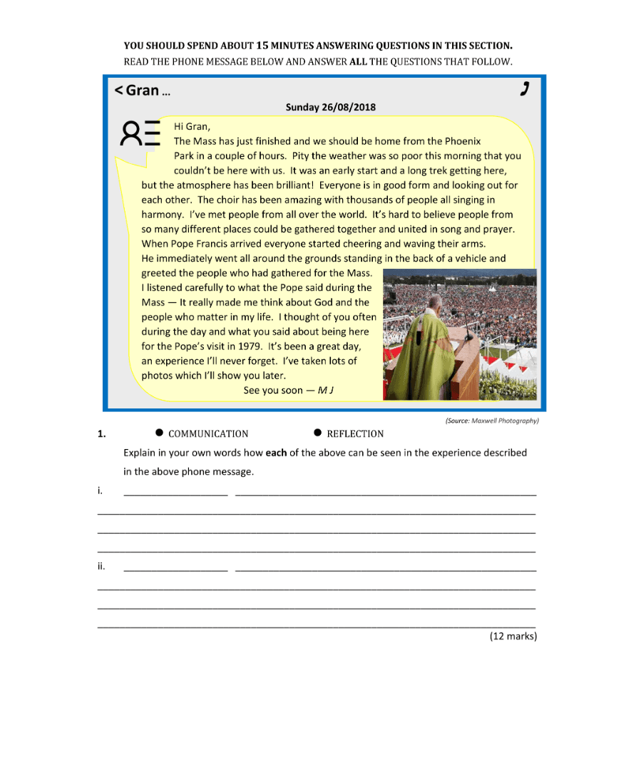 Question 2019 - 1 Part 2