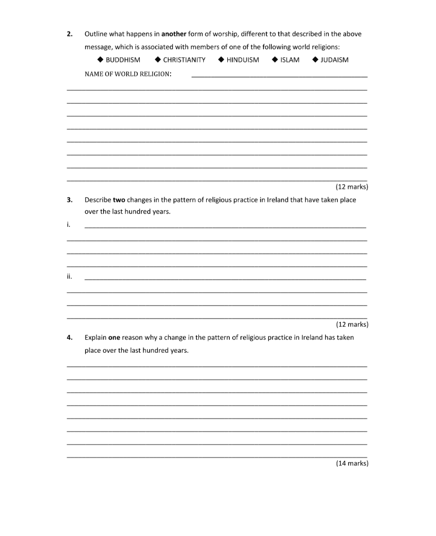 Question 2019 - 1 Part 3