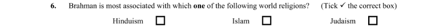Question 2008 - 6 Part 1