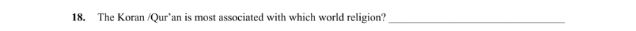 Question 2008 - 18 Part 1
