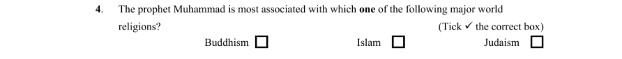 Question 2009 - 4 Part 1