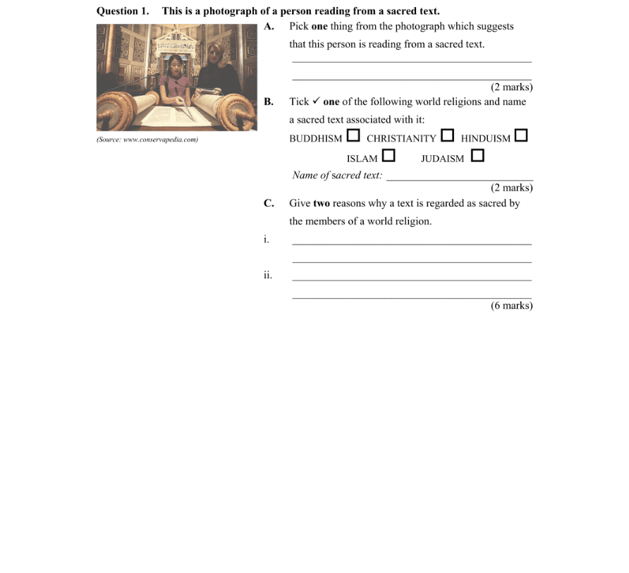 Question 2015 - 1 Part 1