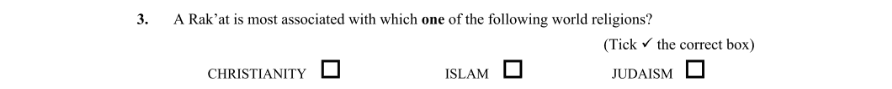 Question 2016 - 3 Part 1