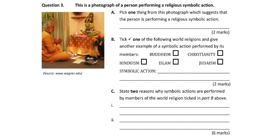 Question 2019 - 3 Part 1
