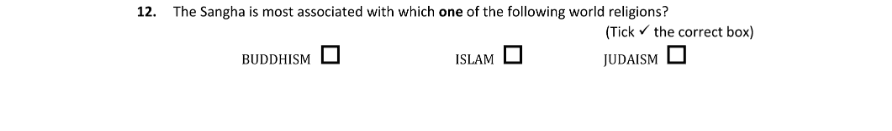 Question 2019 - 12 Part 1