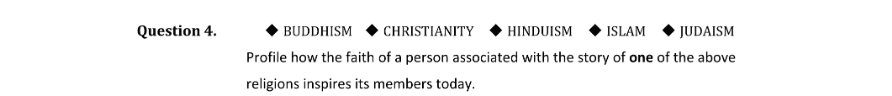 Question 2019 - 4 Part 1