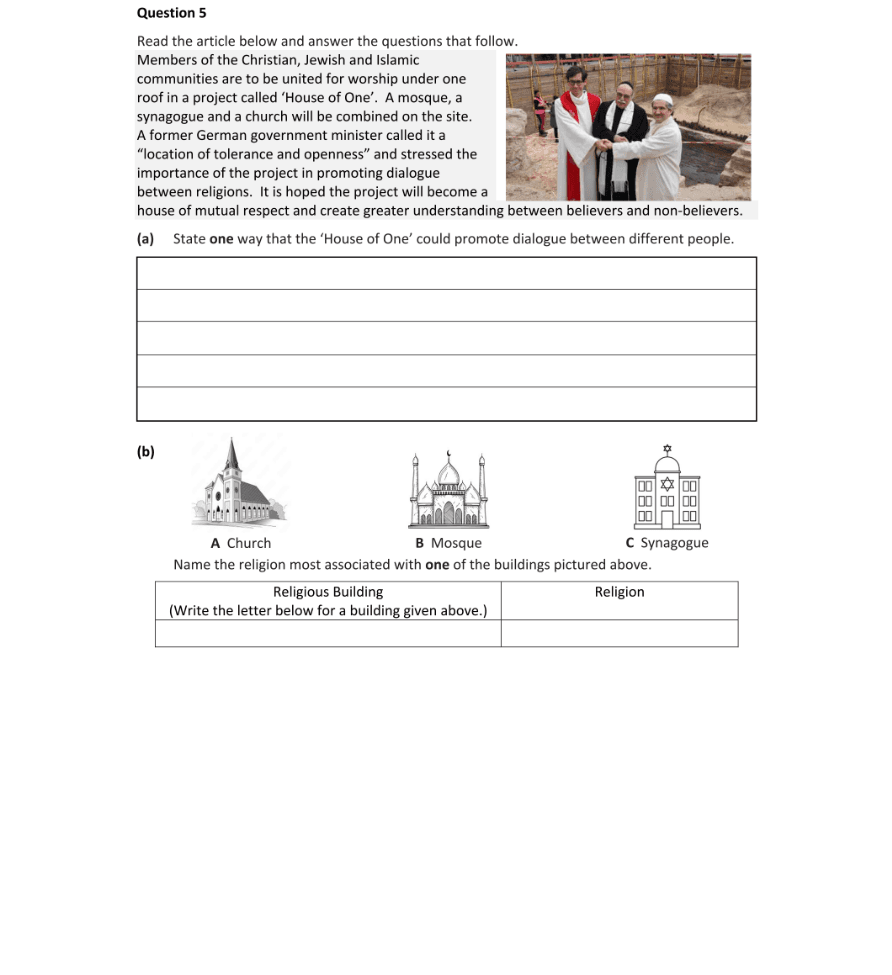 Question 2022 - 5 Part 1