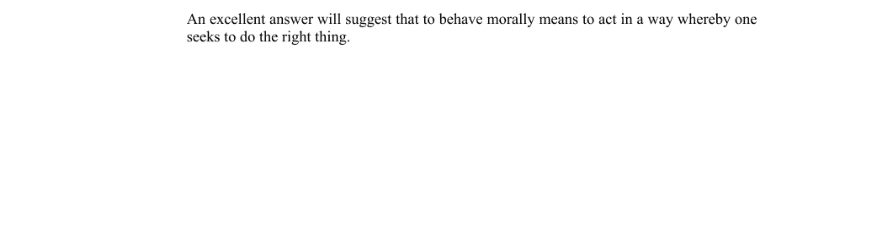 Marking Scheme Part 1