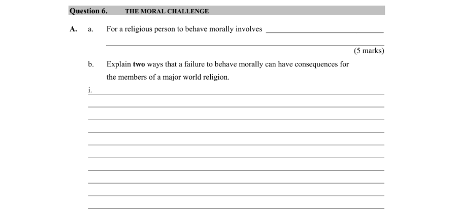 Question 2015 - 6 Part 1