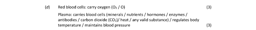 Marking Scheme Part 1