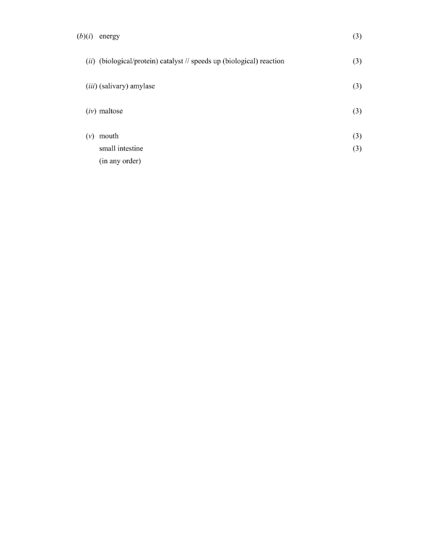 Marking Scheme Part 2