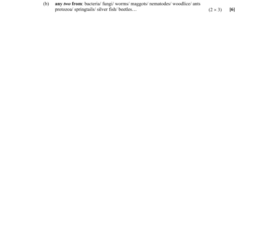 Marking Scheme Part 1