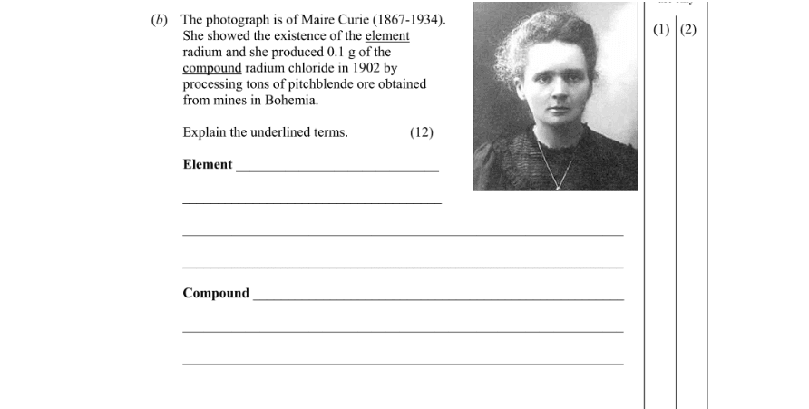 Question 2007 - 5 Part 1