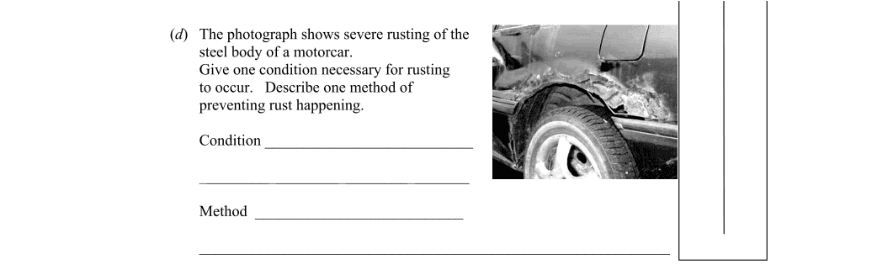 Question 2011 - 4 Part 1