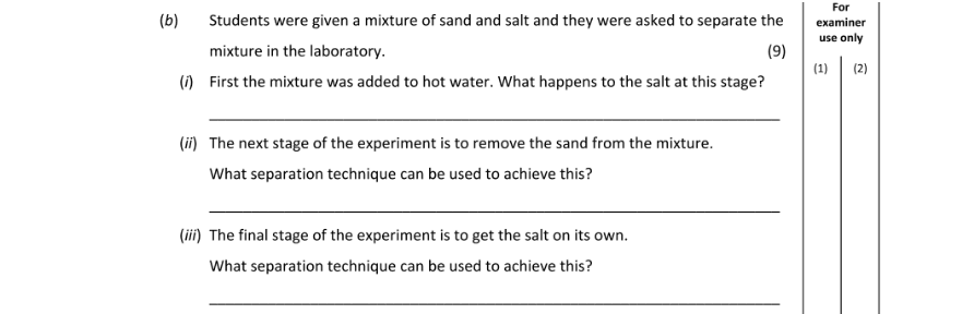 Question 2018 - 5 Part 1