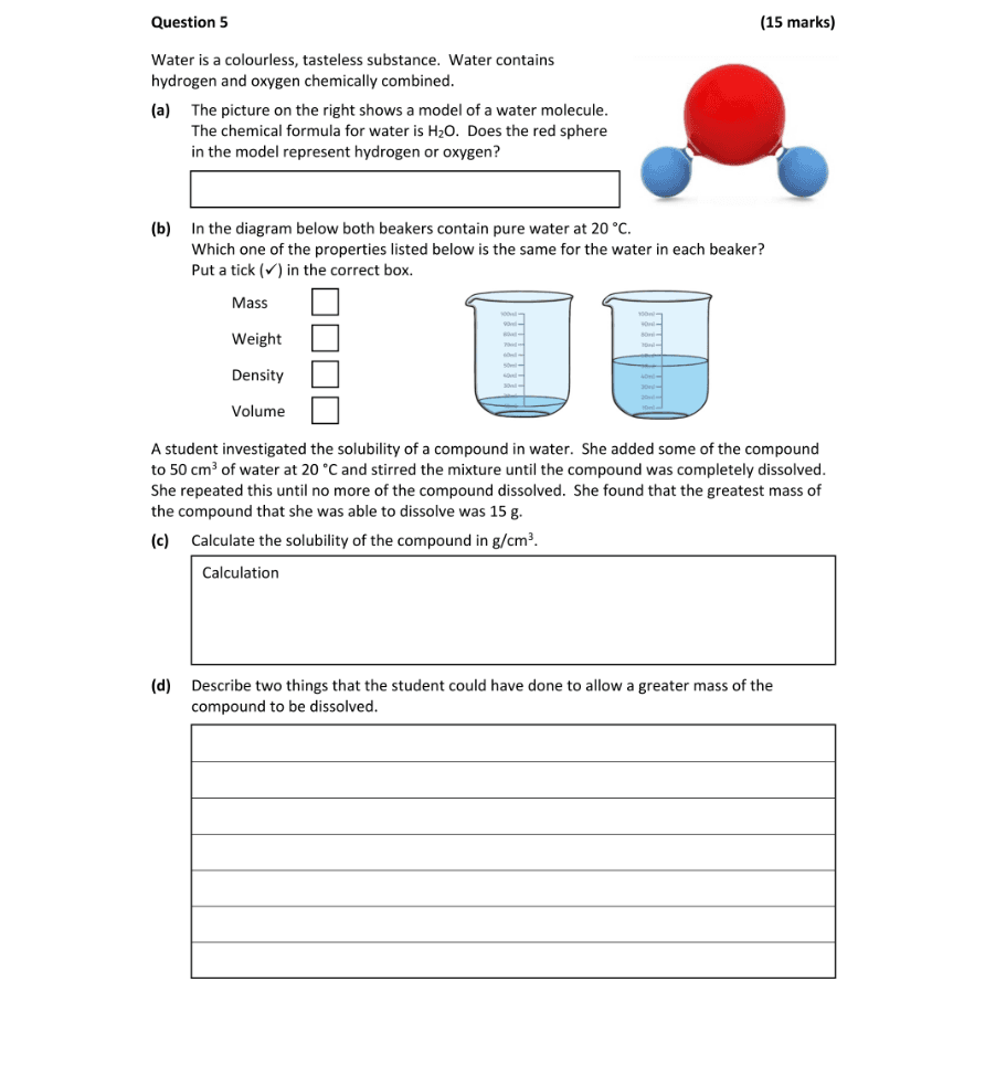 Question 2022 - 5 Part 1