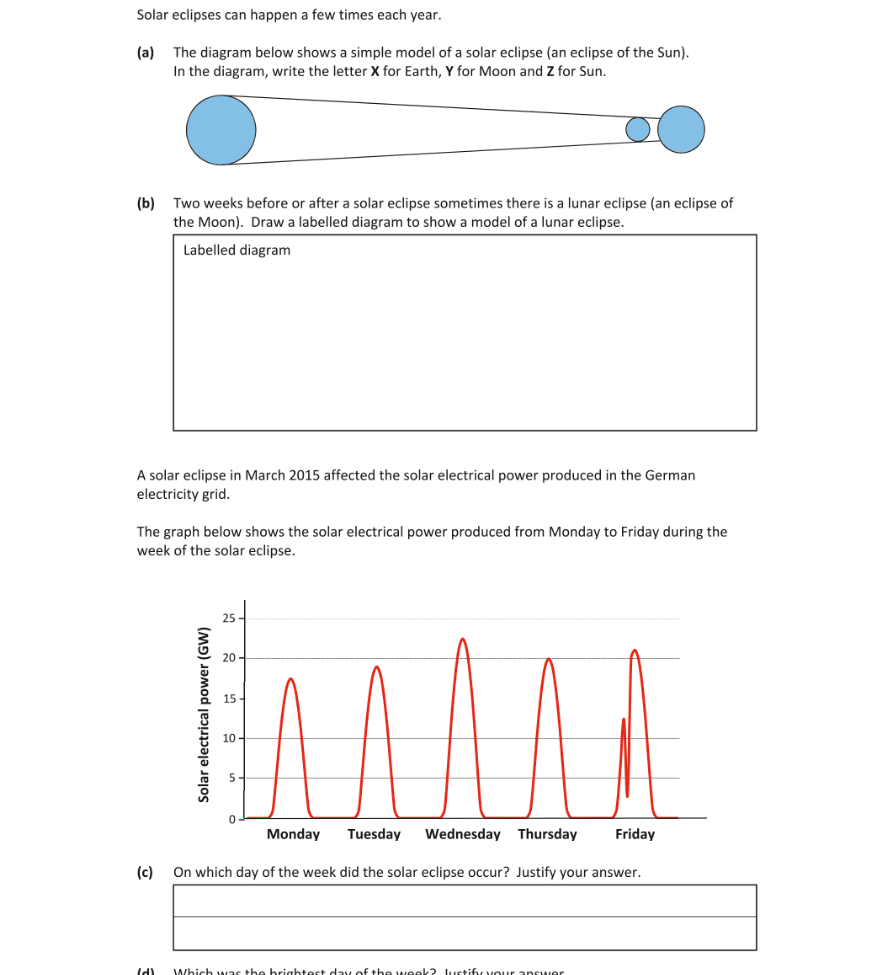 Question 2019 - 13 Part 1