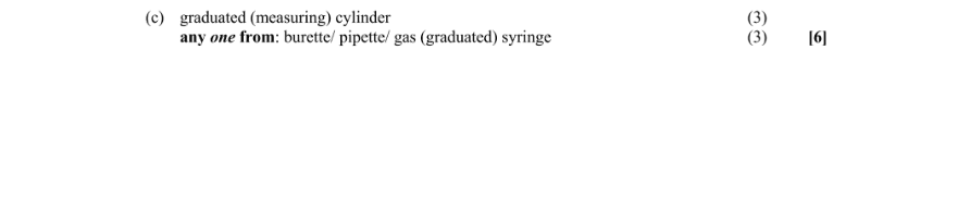 Marking Scheme Part 1