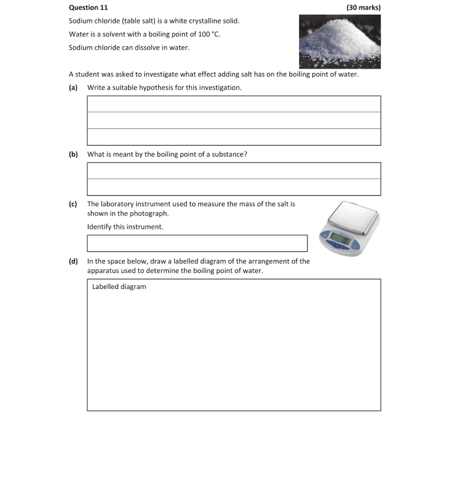 Question 2019 - 11 Part 1