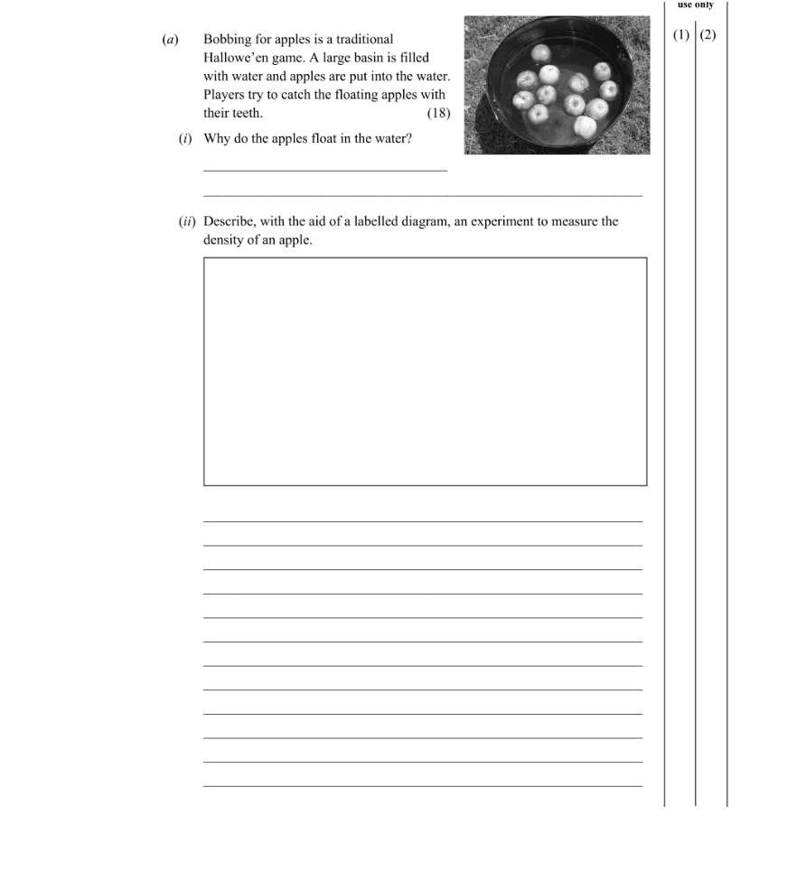 Question 2014 - 8 Part 1
