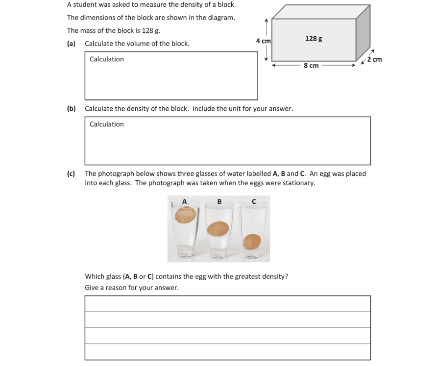 Question 2019 - 2 Part 1