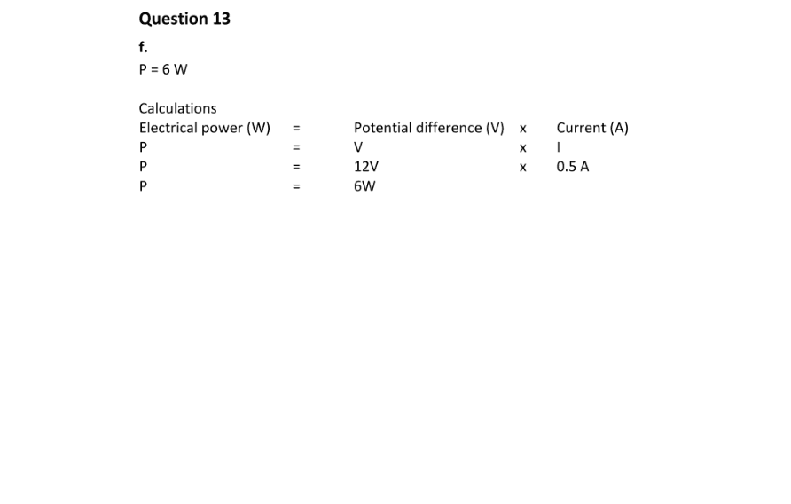 Marking Scheme Part 1